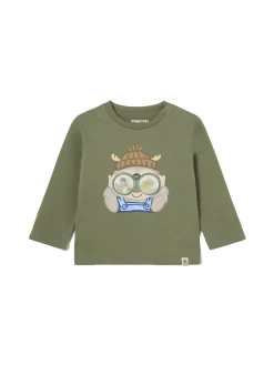 T-shirt manica lunga interattiva verde