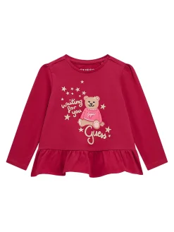 T-shirt manica lunga waiting for you fucsia