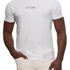 T-shirt maniche corte con stampa posteriore bianco
