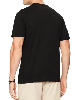 T-shirt maniche corte con logo triangolo nero