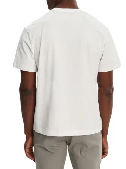 T-shirt maniche corte con tasca e piccolo logo bianco