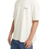T-shirt maniche corte oversize American Tradition panna