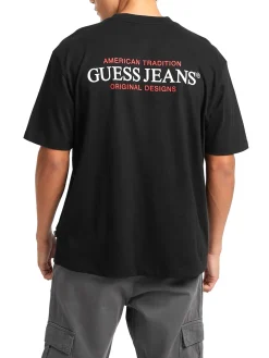 T-shirt maniche corte oversize American Tradition nero