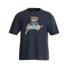 T-Shirt Slim Fit con teddy in jersey