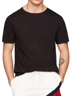 T-shirt slub cotone blu