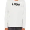 T-shirt stampa logo LiuJo bianco