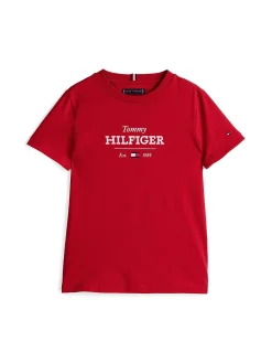 T-shirt teen 1985 Collection con logo rosso