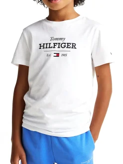 T-shirt teen 1985 Collection con logo bianco