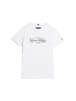 T-shirt teen con logo icon bianco