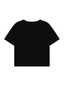 T-shirt teen logo boxy nero