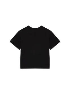 T-shirt teen logo boxy nero