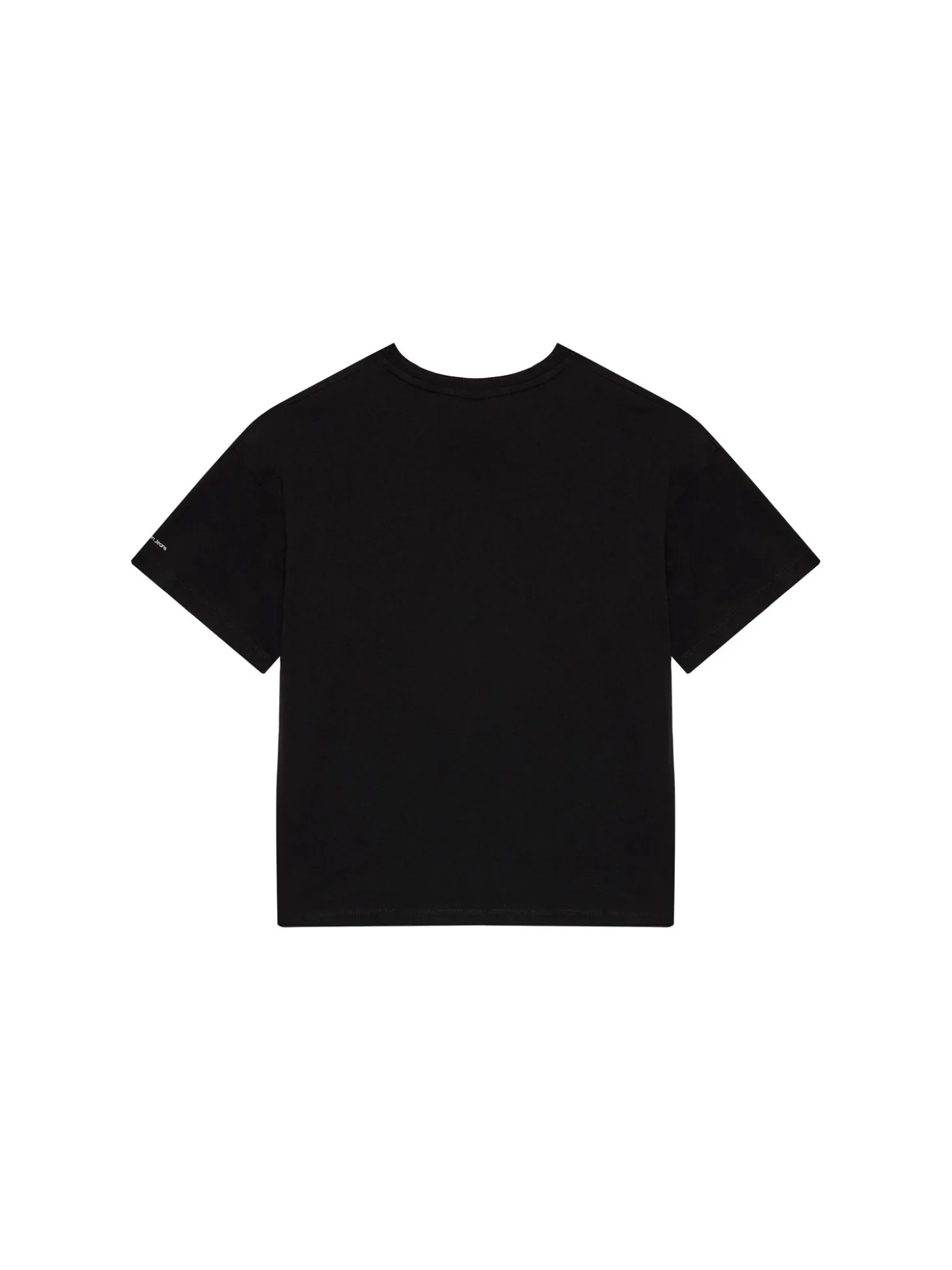 T-shirt teen logo boxy nero