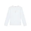 T-shirt teen minimalistic logo bianco