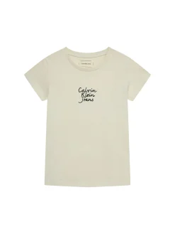 T-shirt teen slim fit logo handwriting panna