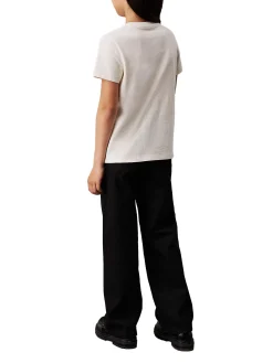 T-shirt teen stampa grafica multicolor panna