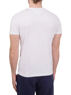 T-shirt Tjm essential flag bianco