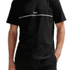 T-shirt Unique in cotone stretch nero