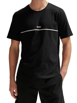 T-shirt Unique in cotone stretch nero