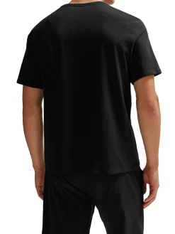 T-shirt Unique in cotone stretch nero