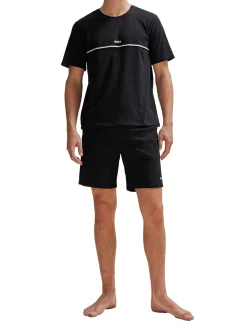 T-shirt Unique in cotone stretch nero