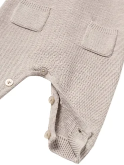 Tutina in maglia tricot noce