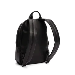 Zaino Essential con placchetta e logo nero