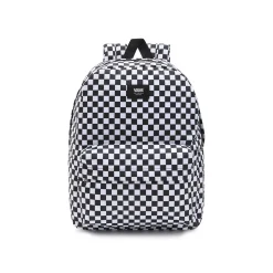 Zaino Old Skool a quadri bianco/nero