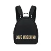 Zaino small con maxi logo lettering nero